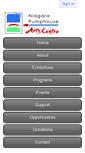 Mobile Screenshot of niagarapumphouse.ca